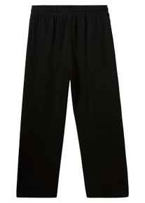 Sporthose sheego "Sporthose Sporthose in weiter Form", Damen, Gr. 56, Normalgr&ouml;&szlig;en, schwarz, Sportlich, weit, Hosen Sporthose, aus atmungsaktiver Viskosemischung