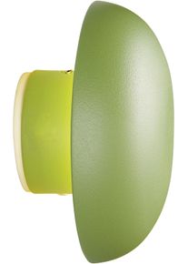 REALITY LEUCHTEN LED Wandleuchte "DAVEY, runde Akku Wandlampe mit Touchdimmer, USB-Anschluss &Oslash; 15,5 cm", gr&uuml;n, 1, &Oslash; 15,5cm, 1 Stk., Leuchten, Indoor Akku Wandlampe, einfache Wandbefestigung, Tiefe 8,5 cm, LED Wandleuchte