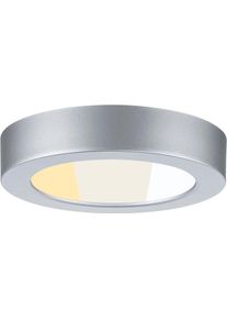 Paulmann LED Panel "Abia 2 WhiteSelect Sensor", chromfarben matt, 1, &Oslash; 17cm H: 3,3cm, 1 Stk., Leuchten, D&auml;mmerungsgesteuerter Bewegungsmelder (HF), LED Panel