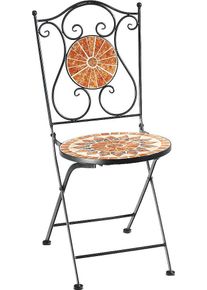Klappstuhl Locker "Metallklappstuhl, Mosaik, nicht frostsicher", bunt (bunt, bunt), B:46cm H:45cm T:38cm, Metall, St&uuml;hle, Klappstuhl