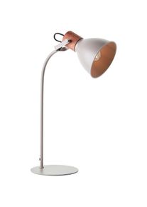 Brilliant Tischleuchte "Erena", grau (taupe), 1, H: 52cm, Leuchten, H&ouml;he 52 cm, E27, Metall/Holz, Tischleuchte