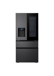 LG Side-by-Side "GMGS51DMAX", Energieeffizienz: E, schwarz (essence matt schwarz), B:83,5cm H:186cm T:69,6cm, K&uuml;hlschr&auml;nke, Side-by-Side