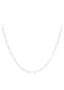 Adelia&acute;s Gliederkette ADELIA&acute;S "Gliederkette aus 304S-Edelstahl mit l&auml;nglichen Gliedern 40 cm + 5 cm" Gr. 40, silber (silberfarben), Halsketten, Damen, 4cm, Edelstahl, Gliederkette, Die l&auml;nglichen, gleichm&auml;&szlig;ig angeordneten Kettenglieder pr&auml;gen diesen modischen Modeschmuck