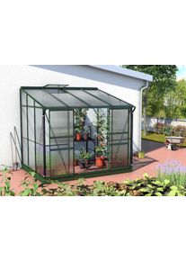 Anlehngew&auml;chshaus Vitavia "Osiris 5200", gr&uuml;n (smaragdgr&uuml;n), B:262cm T:201cm, Gew&auml;chsh&auml;user, Anlehngew&auml;chshaus