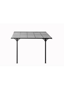 Terrassendach WESTMANN "Bruce", schwarz, B:313cm T:300cm, Aluminium, Terrassen&uuml;berdachungen, Terrassendach, Rahmen aus pulverbeschichtetem Aluminium, schwarz