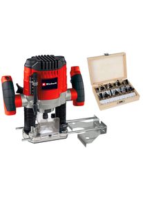 Oberfr&auml;se Einhell "TC-RO 1155 Kit", rot (wei&szlig;, neutral), B:129mm H:207mm L:275mm, Fr&auml;smaschinen, Oberfr&auml;se, 1100 Watt, inkl. 15-tlg. Fr&auml;ser-Set