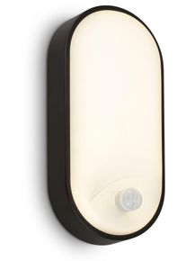 Au&szlig;en-Wandleuchte Briloner Leuchten "RUCH Sensor Au&szlig;enleuchte", schwarz-wei&szlig; (wei&szlig;, neutral), Leuchten, Au&szlig;en-Wandleuchte