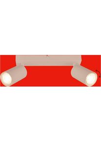 Briloner Leuchten LED Deckenspot "TIB", beige, 2, H: 15,5cm, 1 Stk., Leuchten, 25,5x8,5 cm, Wohnzimmer, Schlafzimmer, Flur, B&uuml;ro, LED Deckenspot