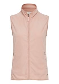 Fleeceweste oxmo "Fleeceweste OXRagnara", Damen, Gr. XS, rosa (mahogany rose), Obermaterial: 100% Polyester PES., Westen Fleeceweste