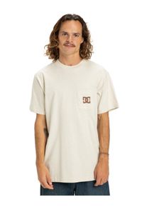 T-Shirt DC Shoes "DC Star Pocket", Herren, Gr. XL, beige (oatmeal heather), Obermaterial: 75% Baumwolle, 25% Baumwolle., Shirts T-Shirt