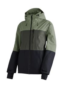 Skijacke Maier Sports "Pleso", Herren, Gr. 58, gr&uuml;n (mehrfarbig), 100% Polyester, Jacken Skijacke, Herren Winterjacke wasserdicht, mit RV-Taschen und Kapuze