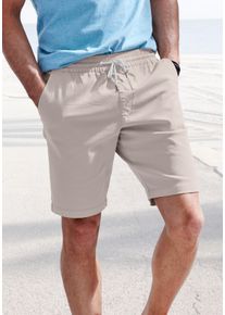 Shorts John Devin "Bermuda", Damen, Gr. 3XL, N-Gr, beige, Web, Obermaterial: 97% Baumwolle, 3% Elasthan, unifarben, regular fit kurz, Hosen Shorts, kurze Schlupfhose aus elastischer, gewebter Baumwollqualit&auml;t