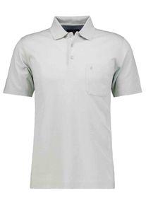 Poloshirt Ragman, Herren, Gr. XL, wei&szlig; (silber), Piqu&eacute;, 60% Baumwolle, 40% Polyester, regular fit, ohne Ausschnitt, Shirts Poloshirt