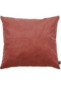 Dekokissen done. "DUNE", bordeaux, cord, B:60cm H:1cm L:60cm, Kunstfaser, Polyester, Dekokissen_Sitzkissen_Kissenh&uuml;llen, Dekokissen, Weicher Feinkord-Stoff