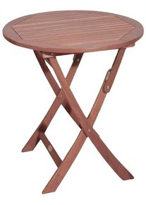 Gartentisch Garden Pleasure "Stockholm", braun (holzfarben), B:70cm H:73cm T:70cm, Tische, Gartentisch