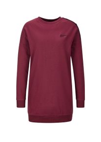Sweatshirt WITT "Sweatshirt Sweatshirt mit Ziernieten", Damen, Gr. 44/46, rot (bordeaux), Sweatware, , Sportlich, Rundhals, Sweatshirts Sweatshirt