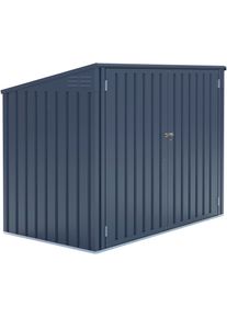 M&uuml;lltonnenbox WESTMANN, grau (anthrazit), B:172cm H:131cm T:100cm, Stahl, Aufbewahrungsboxen, M&uuml;lltonnenbox, f&uuml;r 2 x 240 l