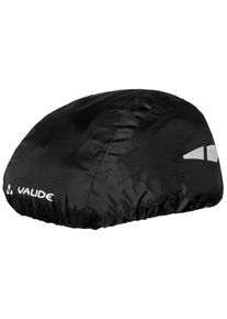 Unterhelmm&uuml;tze Vaude "Helmet Raincover", schwarz (schwarz uni), M&uuml;tzen, Obermaterial: 100% Polyester, Unterhelmm&uuml;tze, wasserdichter Helm&uuml;berzug, mit Eco Finish, aus Polyester, One Size