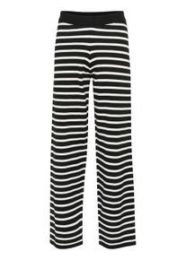 Stoffhose Saint Tropez "Damen Casual Hose MilaSZ", Damen, Gr. S, N-Gr, schwarz (schwarz mila stripe), Obermaterial: 70% Viskose CV. 30% Polyester PES., Hosen Stoffhose