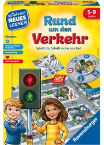 Spiel Ravensburger "Rund um den Verkehr", bunt, Spiele, Kinder, Spiel, Made in Europe