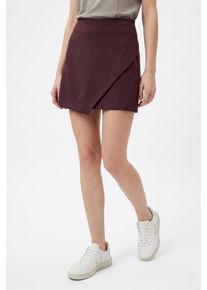 Hosenrock Only "ONLMIST-YASMINE WRAP SKORT TLR NOOS", Damen, Gr. 36 (S), braun (fudge), Web, Obermaterial: 72% Polyester, 22% Viskose, 6% Elasthan, unifarben, kurz, R&ouml;cke Hosenrock, Materialmix