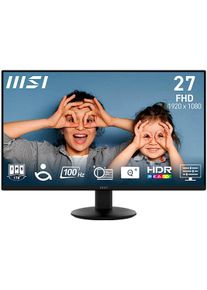 MSI LCD-Monitor "PRO MP272L", Energieeffizienz: D, schwarz, B:61,5cm H:36,2cm T:3cm, Monitore, LCD-Monitor