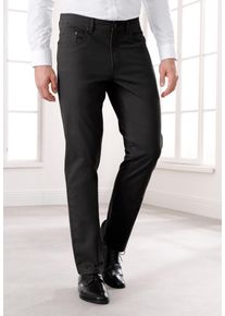 Thermohose SIEH AN "Thermo-Jeans Thermo-Jeans", Herren, Gr. 62, N-Gr, schwarz, Basic, gerade, Hosen Thermohose