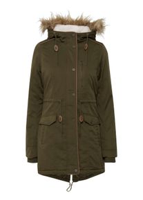 Langmantel oxmo "Parka OXAnna", Damen, Gr. S, gr&uuml;n (ivy gr&uuml;n), Obermaterial: 65% Polyester PES. 35% Baumwolle CO., M&auml;ntel Langmantel