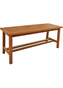 Gartenbank Garden Pleasure "SANTA CLARA", braun, B:100cm H:42cm T:35cm, Holz, Sitzb&auml;nke, Gartenbank