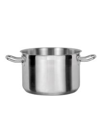 Fleischtopf GSW "Le Chef", silber (silberfarben), H:16cm &Oslash;:24cm, T&ouml;pfe, Fleischtopf, Topf aus hochwertigem Edelstahl 18/10 in Gastro-Qualit&auml;t