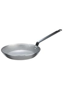 Bratpfanne GSW "Eisen", silber (silberfarben), H:5,4cm &Oslash;:32cm, Pfannen, Bratpfanne, Pfanne aus beidseitig gewalztem Eisen in starker Gastro-Qualit&auml;t