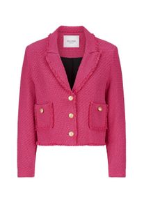 Jackenblazer Nicowa "Nicowa Blazer BAGIWO", Damen, Gr. 40, pink, Casual, regular fit, V-Ausschnitt, Blazer Jackenblazer, mit Knopfverschluss