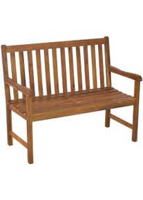 Gartenbank Merxx "Mindanao", beige (natur), B:107cm H:89cm T:54cm, Holz, Sitzb&auml;nke, Gartenbank