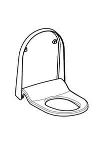 Geberit WC-Sitz 242810111 wei&szlig;-alpin, mit Deckel, zu AquaClean Sela