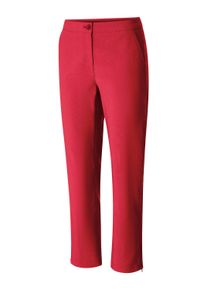 Stoffhose SIEH AN "7/8-Hose 7/8-Hose", Damen, Gr. 48, N-Gr, rot, Sportlich, gerade, Hosen Stoffhose