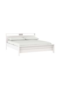 Bettgestell Home Affaire "Next Bett 180 x 200 cm", wei&szlig; (wei&szlig;, wei&szlig;, wei&szlig;), B:190,8cm H:92,7cm L:190,8cm, Betten, Bettgestell, Modernes Bett mit Ablagefach und verstellbarem Lattenrost.