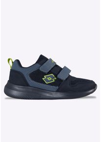 Sneaker Lotto, M&auml;dchen, Gr. 25, atmungsaktiv, blau (navy, midlbue), Mesh, Synthetik, Schuhe Sneaker