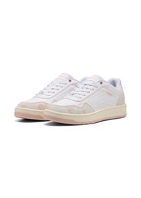 Sneaker Puma "COURT CLASSY CRAFTED FLOWERS", Damen, Gr. 37, Textil, rosa (Puma wei&szlig;, rose quartz), Synthetik, Schuhe Sneaker