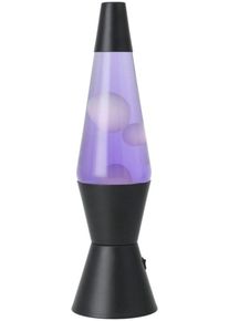 Eglo LED Tischleuchte "LAVA", lila (schwarz, lila), 1, &Oslash; 10,5cm H: 36cm, 1 Stk., Leuchten, LED Lavalampe Lava, Deko Lampe Wassers&auml;ule, Retro Lavaleuchte, LED Tischleuchte