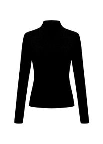 Rollkragenshirt SASSYCLASSY "Langarm Shirt mit Rollkragen", Damen, Gr. S-36, schwarz, Weitere Stoffart, Obermaterial: 96% Viskose CV. 4% Elasthan EL., h&uuml;ftlang, Rundhals, Shirts Rollkragenshirt, Figurbetontes Rundhalsausschnitt Shirt Braun Schwarz Wei&szlig; Grau