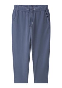 Schlupfhose sheego "Schlupfhose Schlupfhose mit schmalem Bein", Damen, Gr. 46, Normalgr&ouml;&szlig;en, rauchblau, Interlock, , Sportlich, schmal, Hosen Schlupfhose