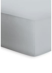 Spannbettlaken Bassetti "BOXSPRING", grau (platin), 1 Stk., Jersey, 180-200x200-220, Jersey, Obermaterial: 95% Baumwolle CO. 5% Elasthan EL., Bettlaken, Spannbettlaken, aus weicher Baumwollmischung