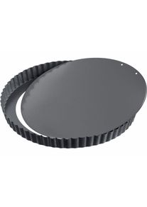Quicheform Kaiser BACKFORMEN "La Forme Plus", schwarz, &Oslash;:28cm, Stahl, K&uuml;chenformen, Quicheform, Antihaftbeschichtet, backofenfest, Made in Germany