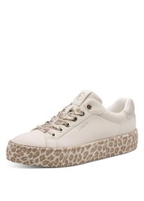 Slip-On Sneaker Tamaris, Damen, Gr. 36, Textil, leo kombiniert, Lederimitat, kontrastfarbene Details, Schuhe Slip-On Sneaker, Freizeitschuh, Halbschuh, Slipper in veganer Verarbeitung