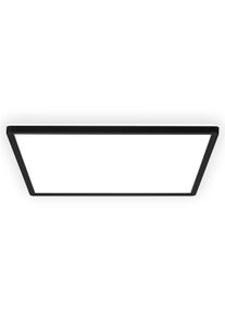 B.K.LICHT LED Panel "SHALLOW", schwarz (matt, schwarz), 1, H: 3cm, 1 Stk., Leuchten, 42x42x3 cm, Badlampe, Badezimmer, K&uuml;che, Wohnzimmer, LED Panel
