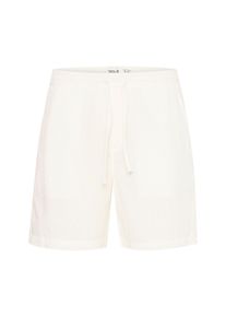 !Solid Shorts SOLID "Shorts SDLiam", Herren, Gr. L, N-Gr, wei&szlig; (sanftes wei&szlig;), Obermaterial: 100% Baumwolle CO., Hosen Shorts