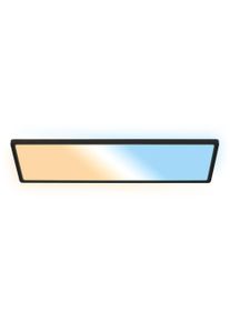 B.K.LICHT LED Panel "SHALLOW", bunt (matt, schwarz), 1, H: 3cm, 1 Stk., Leuchten, 58x20x3 cm, Badlampe, Badezimmer, K&uuml;che, Wohnzimmer, LED Panel