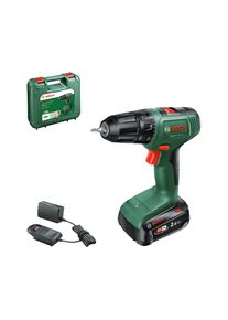 Bosch Home and Garden Akku-Bohrschrauber BOSCH HOME & GARDEN "EasyImpact 18V-38, mit 1 x 2,5Ah Batterie & Ladeger&auml;t im Koffer", gr&uuml;n, B:261mm H:216mm L:57mm, Bohrmaschinen, Akku-Bohrschrauber, Kompaktester und leichtester seiner Art