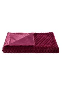 Luca Bessoni , Beere , Textil , Karo , 150x200 cm , Oeko-Tex&reg; Standard 100 , pflegeleicht ,