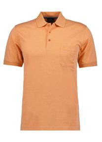 Poloshirt Ragman, Herren, Gr. L, orange (apricot, 527), Piqu&eacute;, 61% Baumwolle, 39% Polyester, regular fit, ohne Ausschnitt, Shirts Poloshirt